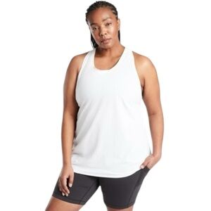 Athleta Women’s Ultimate Train Tank Top White Size 2X NWT